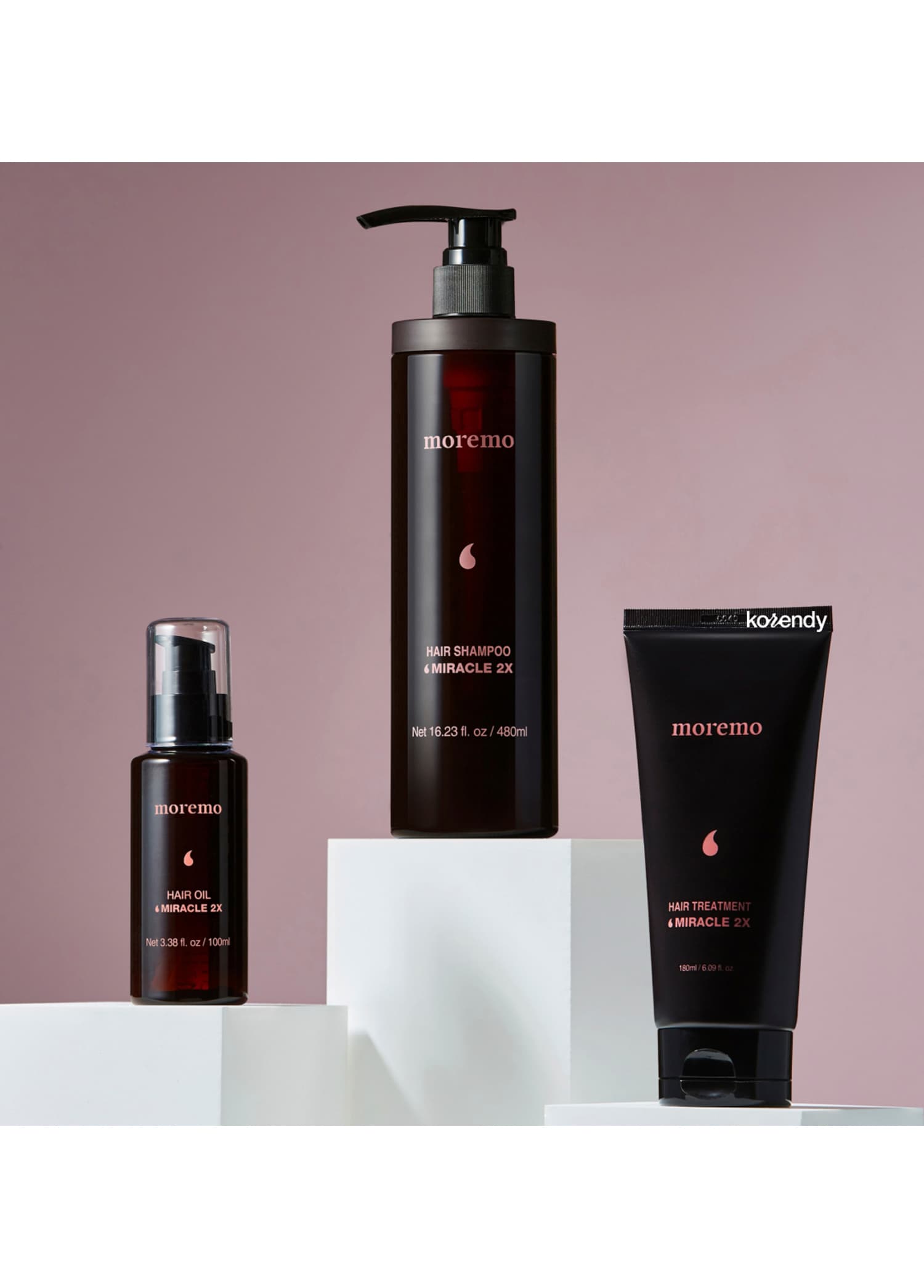 Moremo Hair Shampoo Miracle 2x Hasar Karşıtı Onarıcı Şampuan 480ml 2