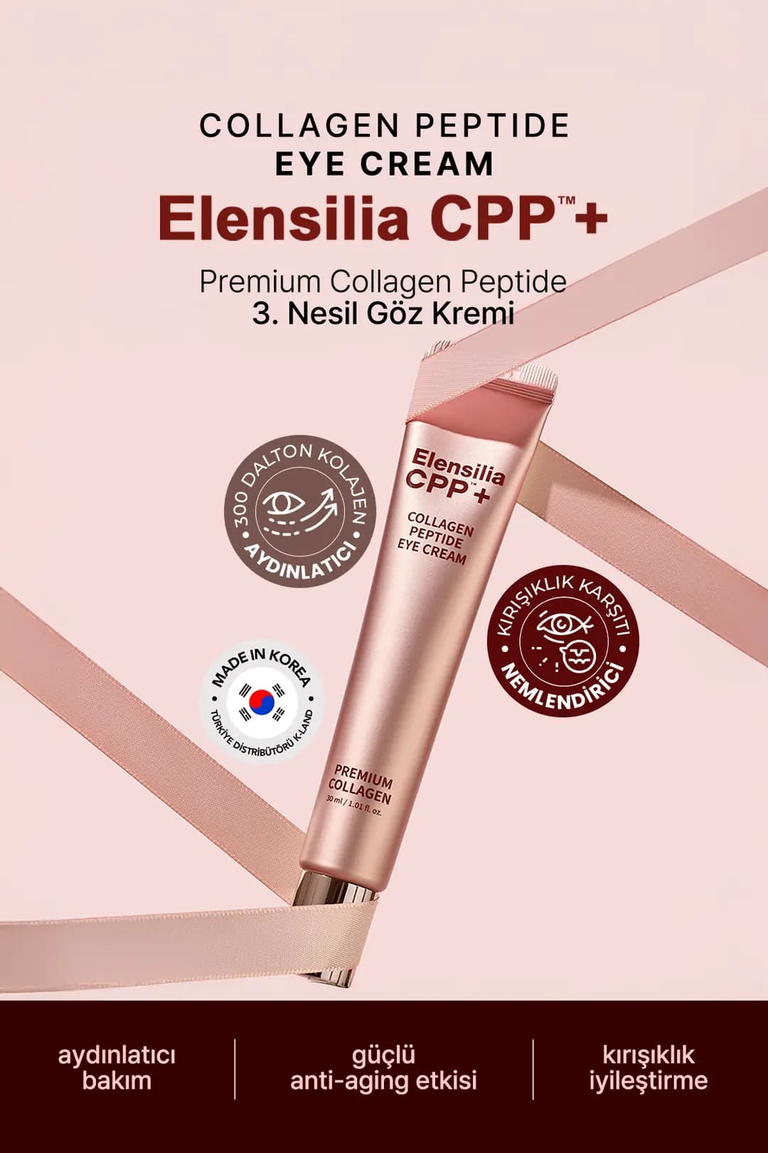 Elensilia CPP Premium Collagen Peptide Eye Cream 30ml 3